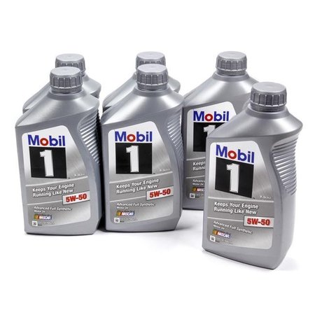 MOBIL 1 Mobil 1 122075 5w50 Synthetic Oil - 1 qt. FS X2 - Case of 6 MOB122075